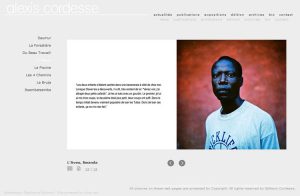 Site d'Alexis Cordesse / www.alexiscordesse.com